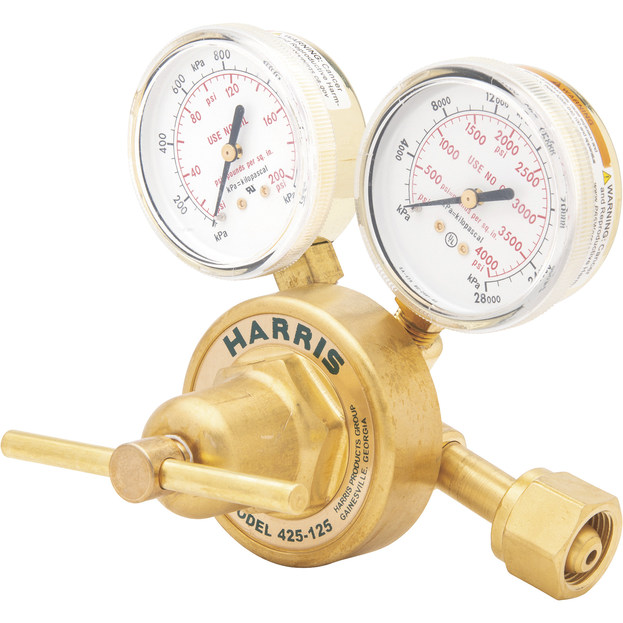 Harris, HS REG,425-125-540 Max. Inlet Pressure 3000 PSIG, Model# 425-125-540